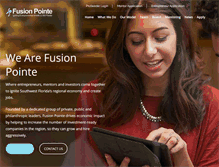 Tablet Screenshot of fusionpointe.org